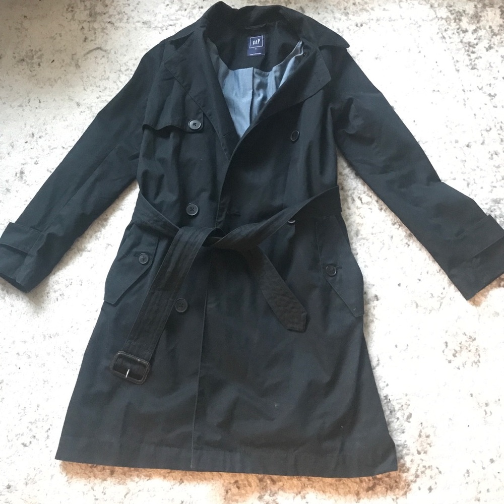 Gap Women Trench Coat in black